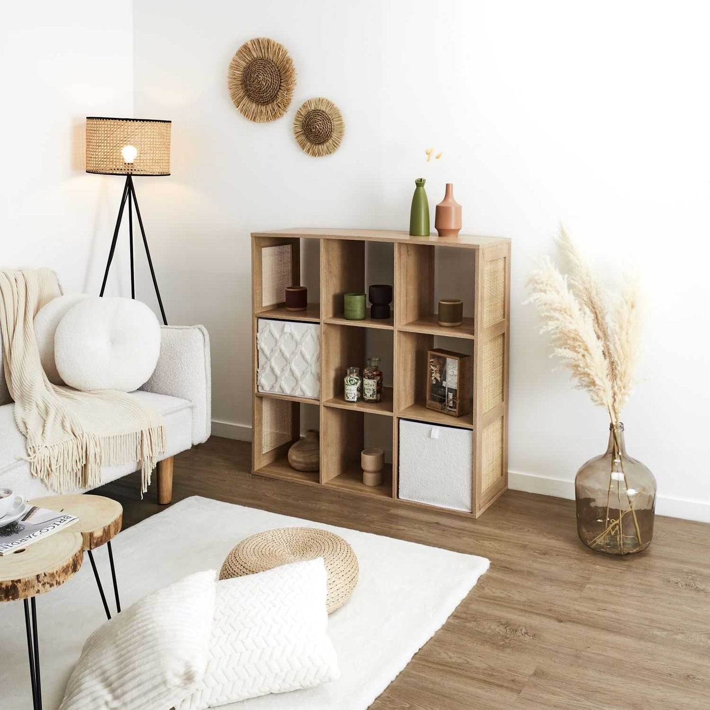 RANGEMENT MODULABLE 9 CASES BALI