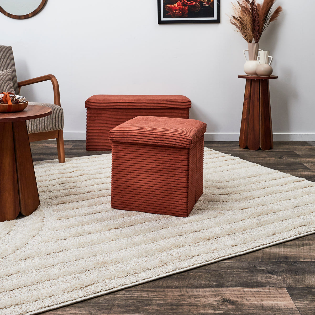COFFRE POUF PLIABLE COTELE SCOTT TERRA