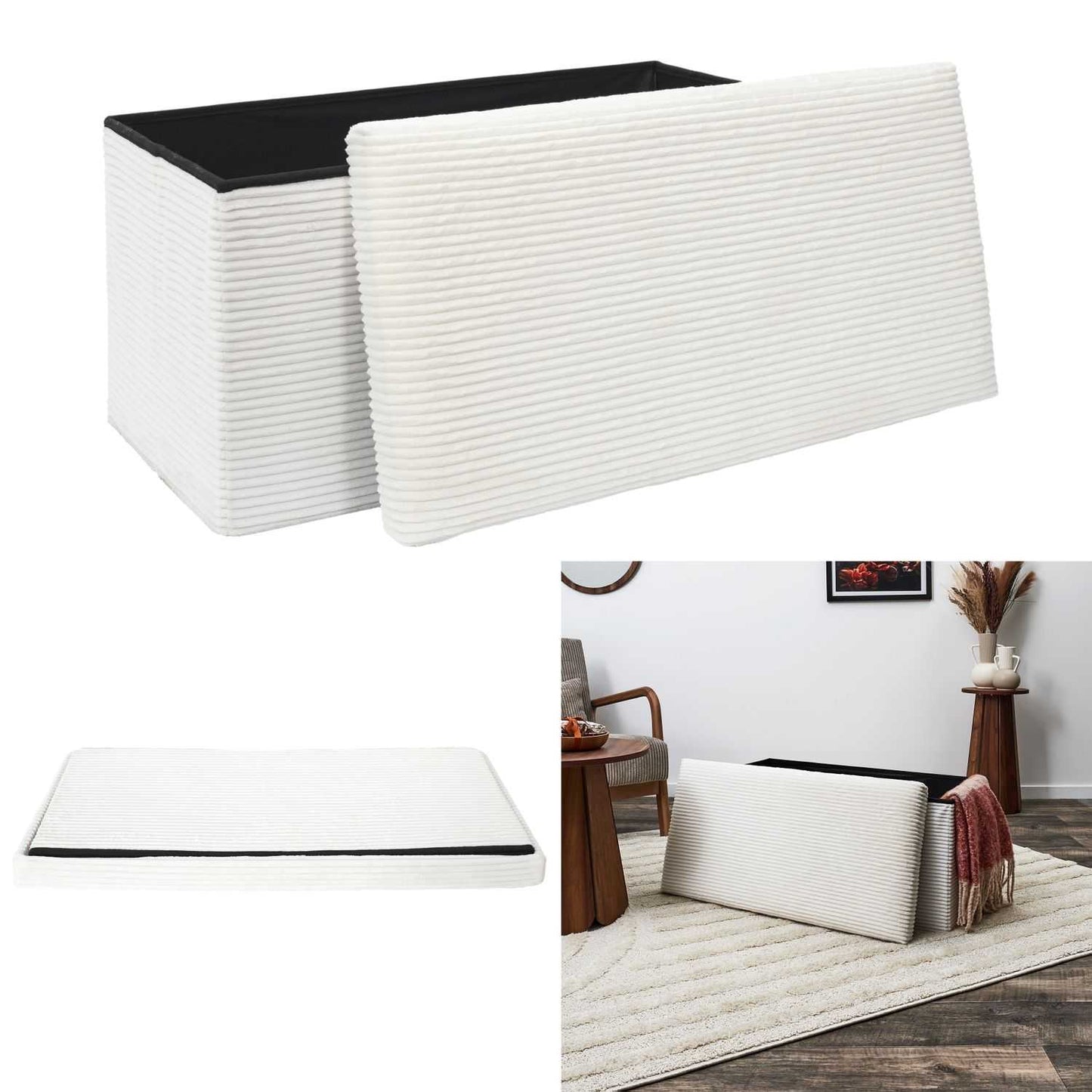 COFFRE BANC PLIABLE COTELE SCOTT BEIGE