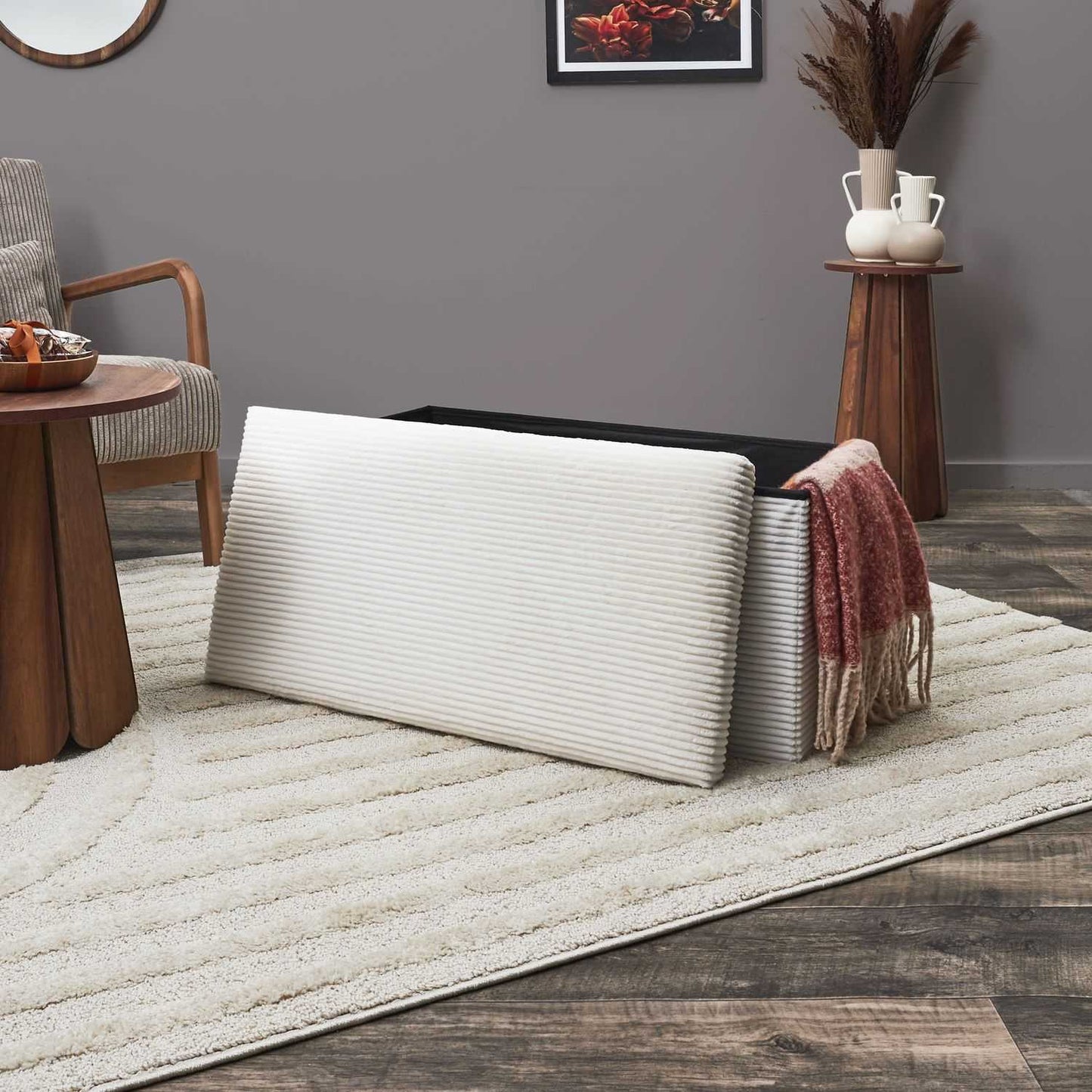 COFFRE BANC PLIABLE COTELE SCOTT BEIGE