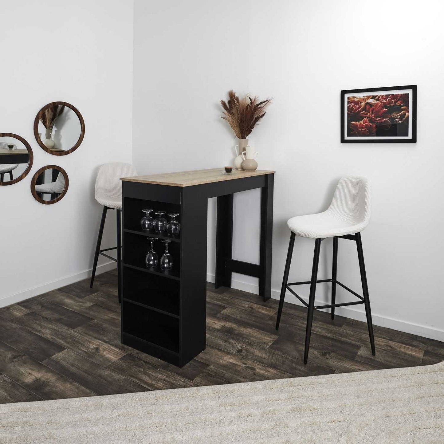 CHAISE DE BAR COTELE SCOTT BEIGE