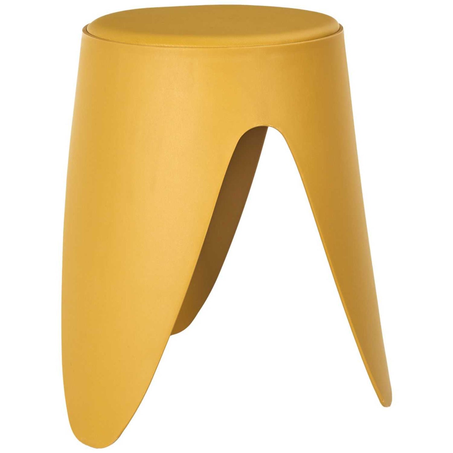 TABOURET EVE JAUNE MOUTARDE