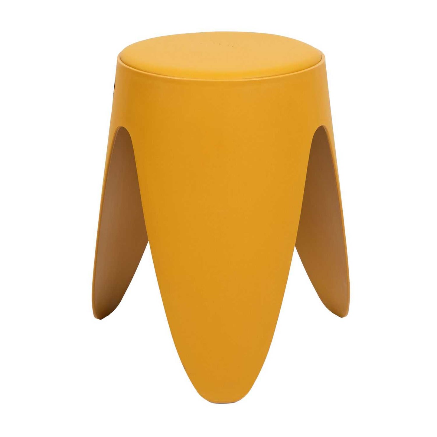 TABOURET EVE JAUNE MOUTARDE