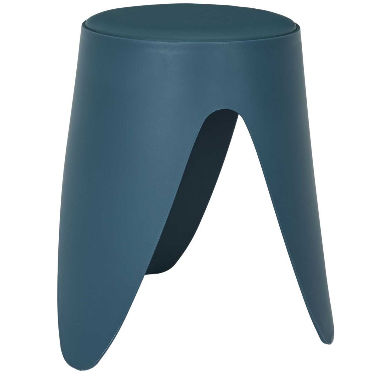 TABOURET EVE BLEU CANARD
