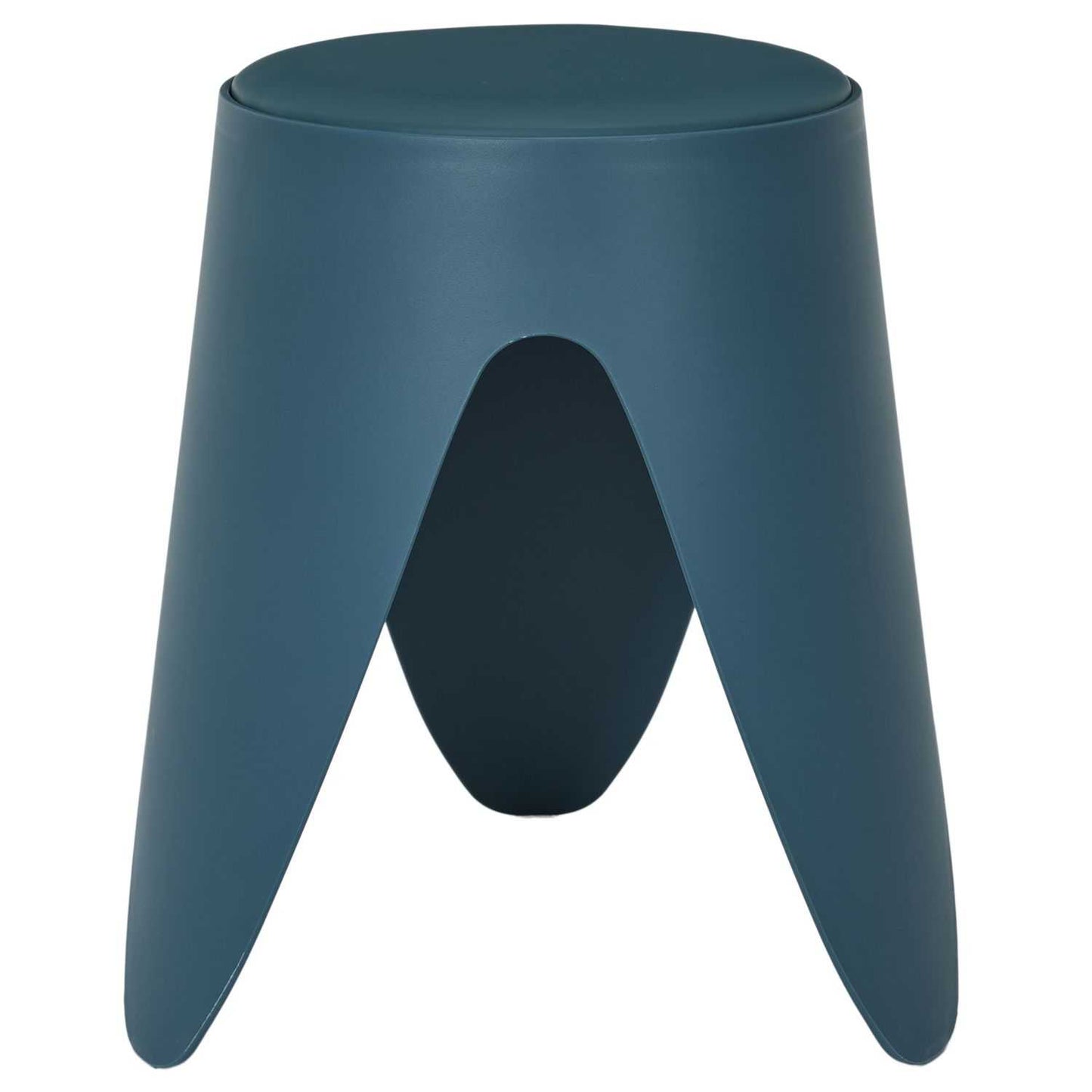 TABOURET EVE BLEU CANARD