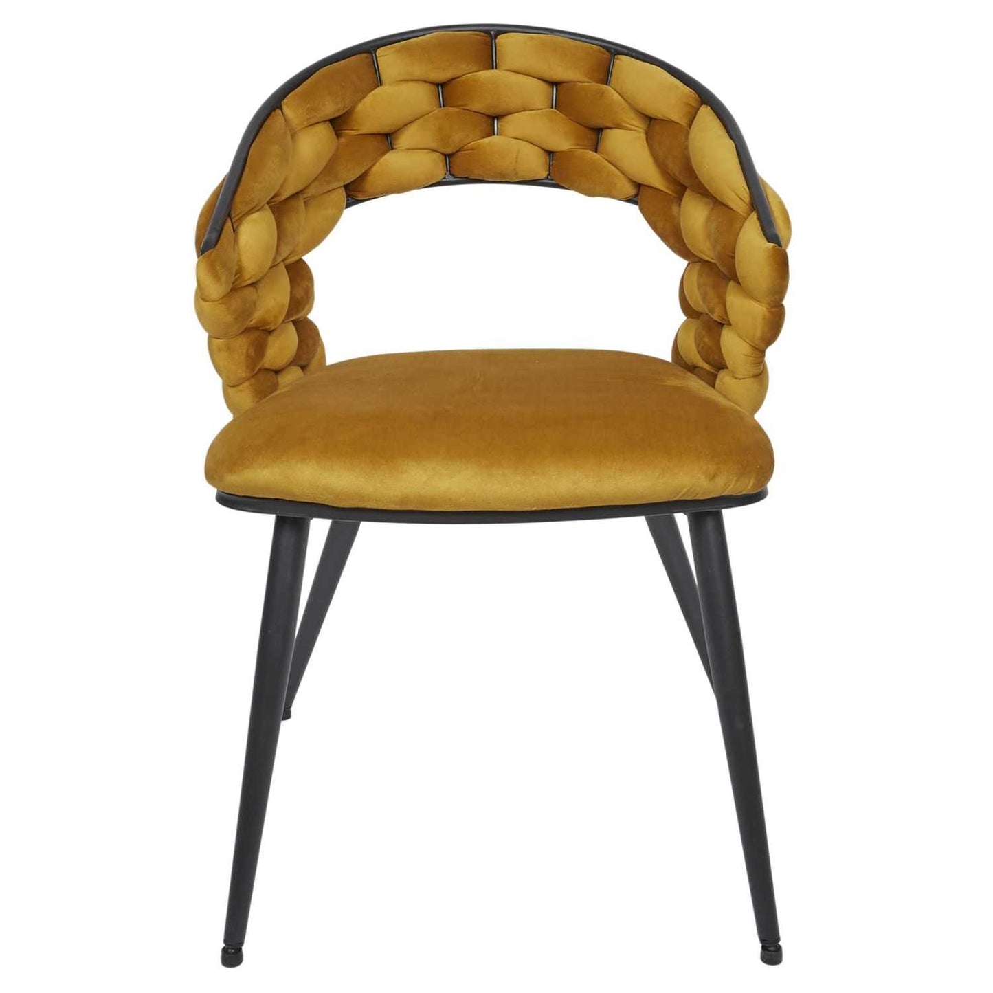 FAUTEUIL SAWYER JAUNE MOUTARDE