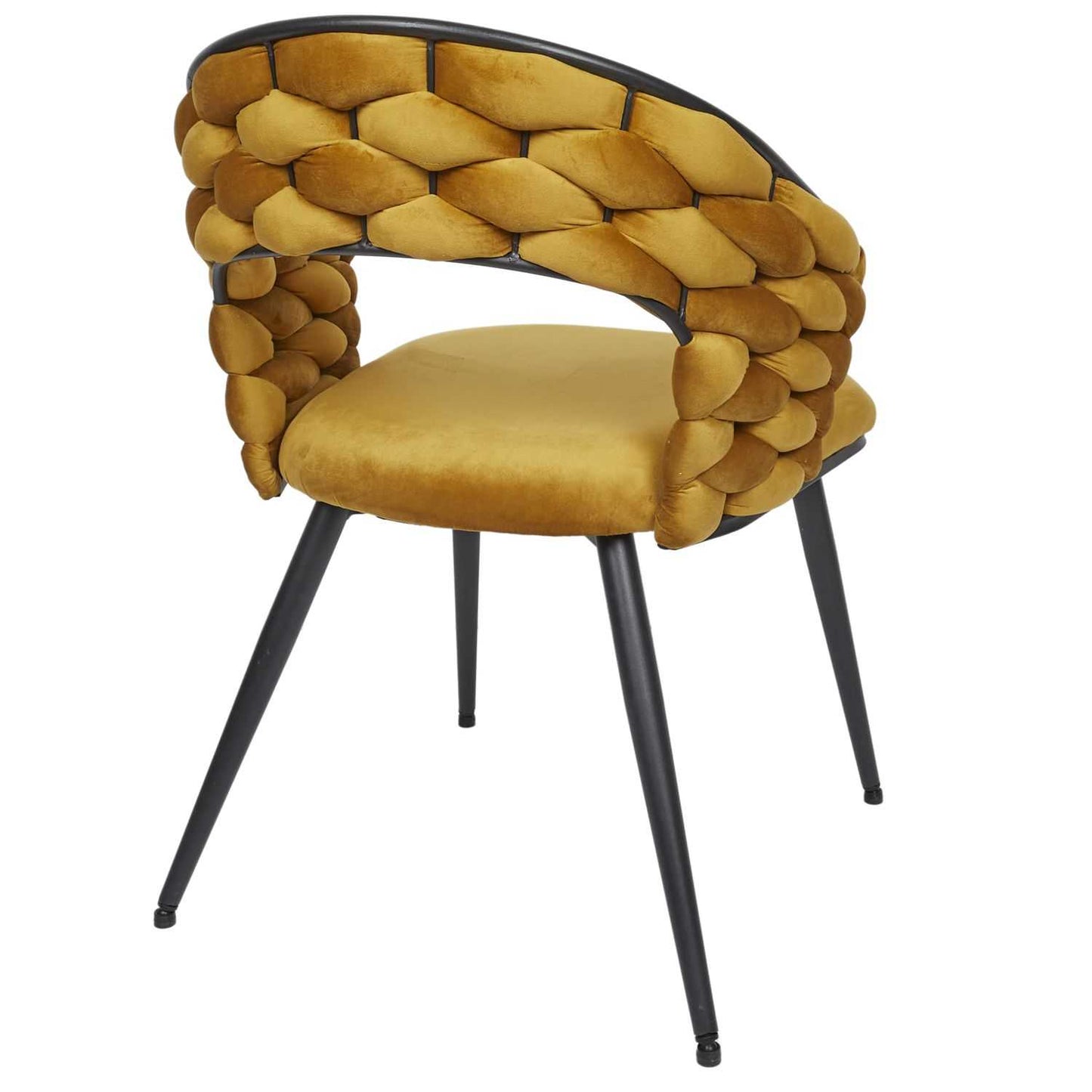 FAUTEUIL SAWYER JAUNE MOUTARDE