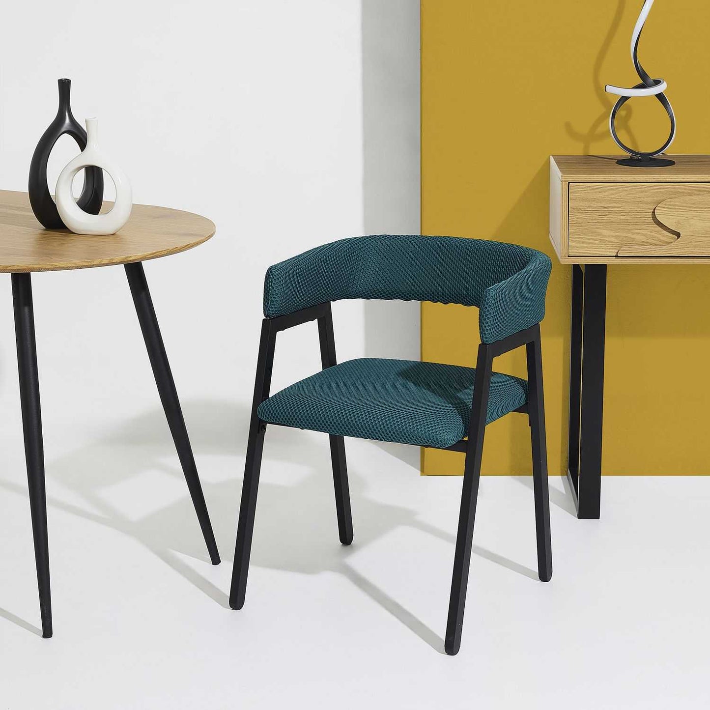 FAUTEUIL DESIGN ATOME BLEU