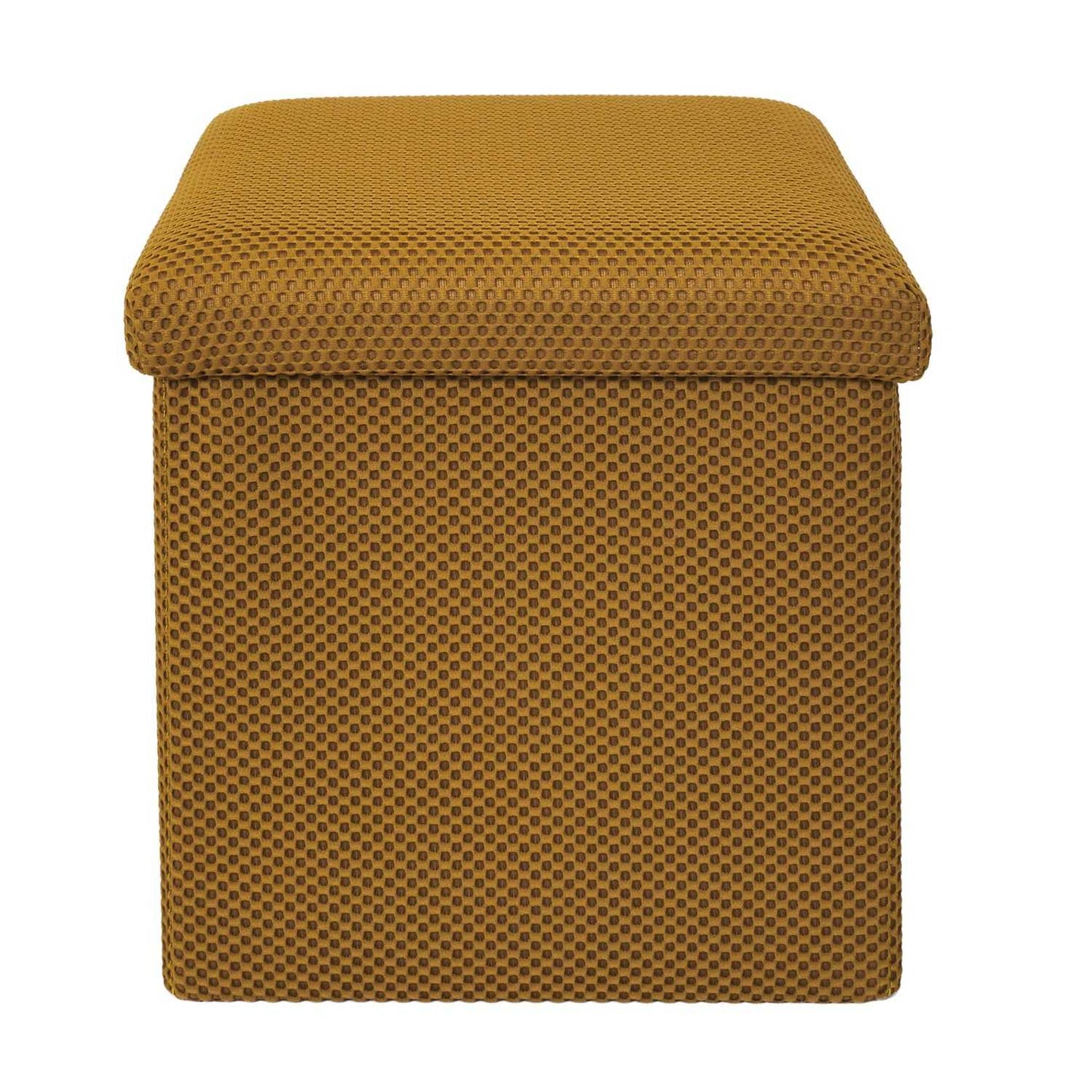 COFFRE POUF PLIABLE ATOME JAUNE