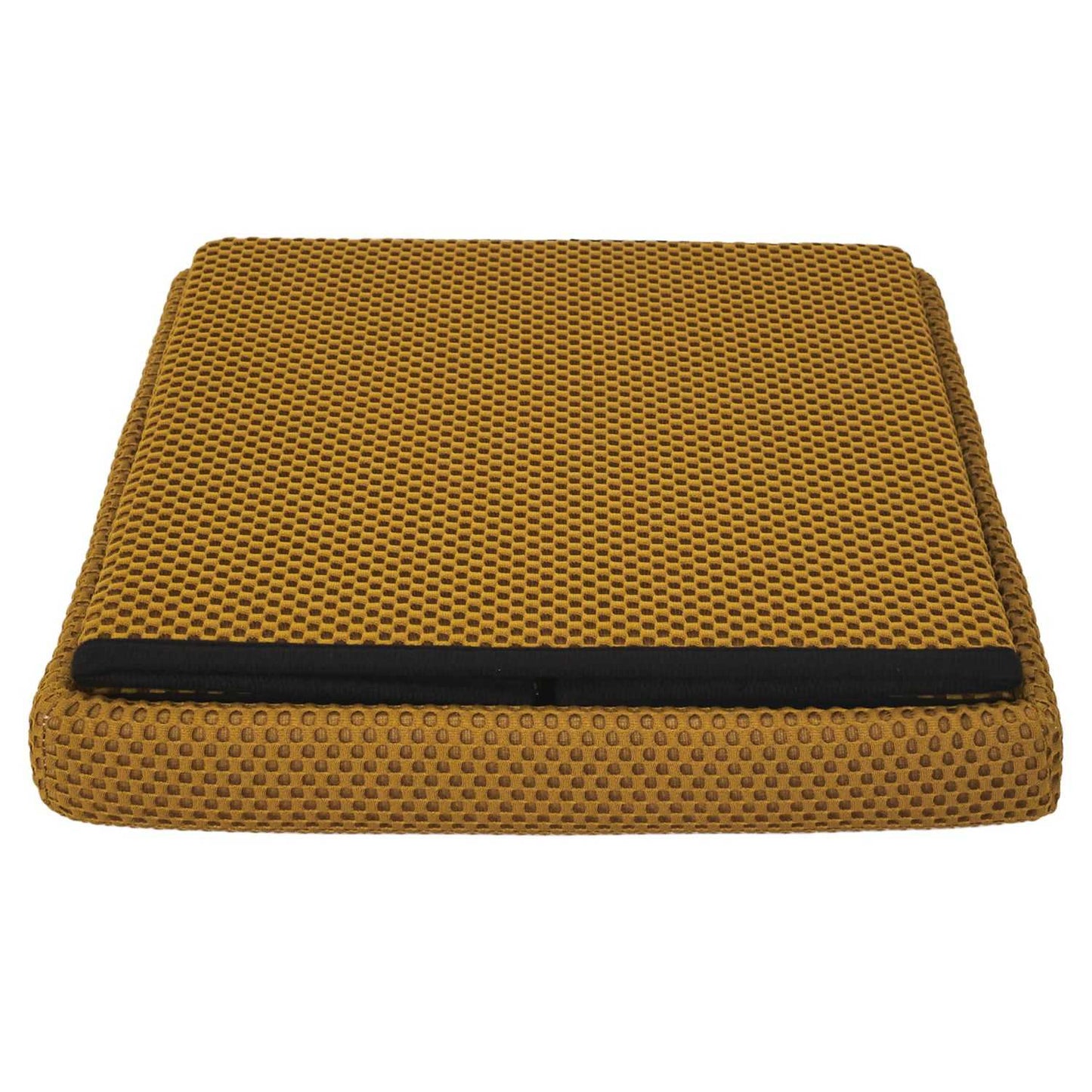 COFFRE POUF PLIABLE ATOME JAUNE