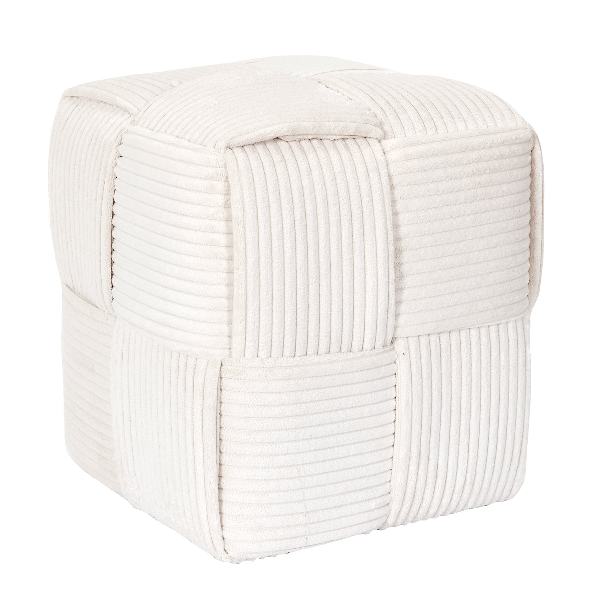 POUF COTELE TRESSE SCOTT BEIGE