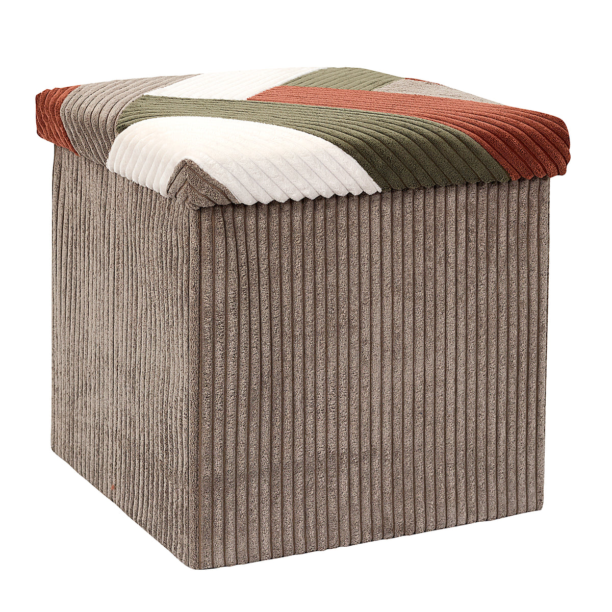 COFFRE POUF PLIABLE PATCHWORK COTELE SCOTT