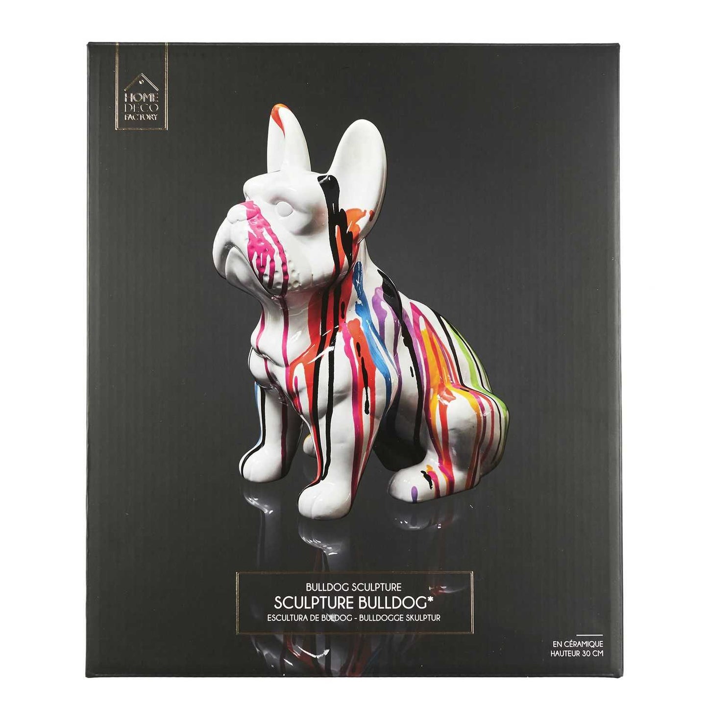 BULLDOG CERAMIQUE COULURES 30CM