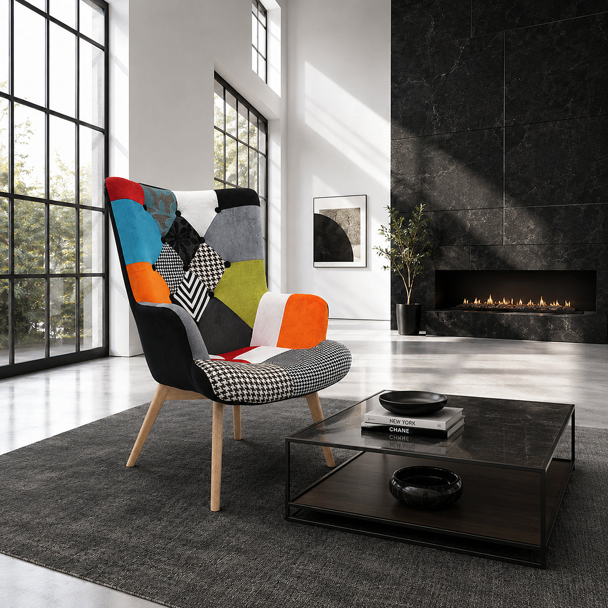 FAUTEUIL HELSINKI PATCHWORK