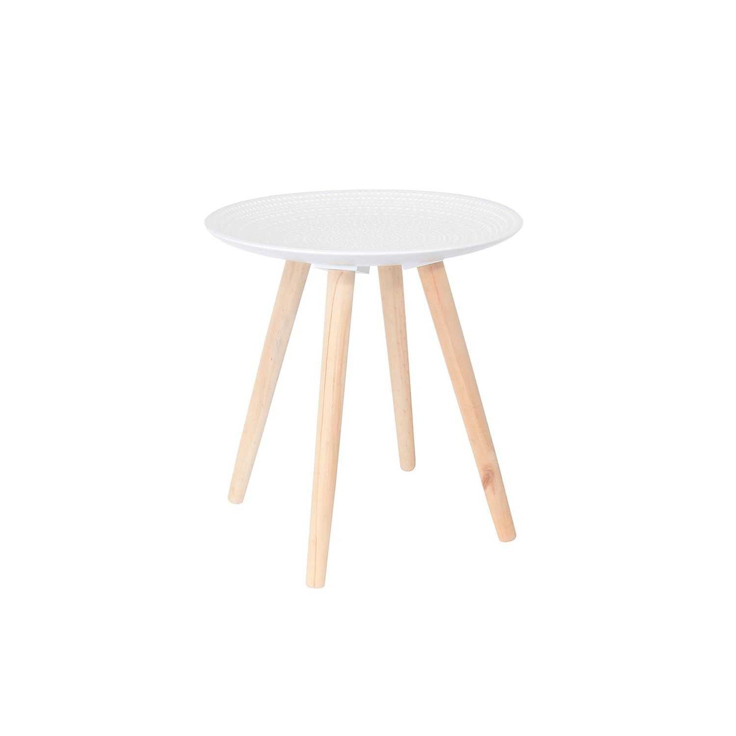 TABLE GIGOGNE RONDE RELIEF GOUTTELETTE - LOT DE 2