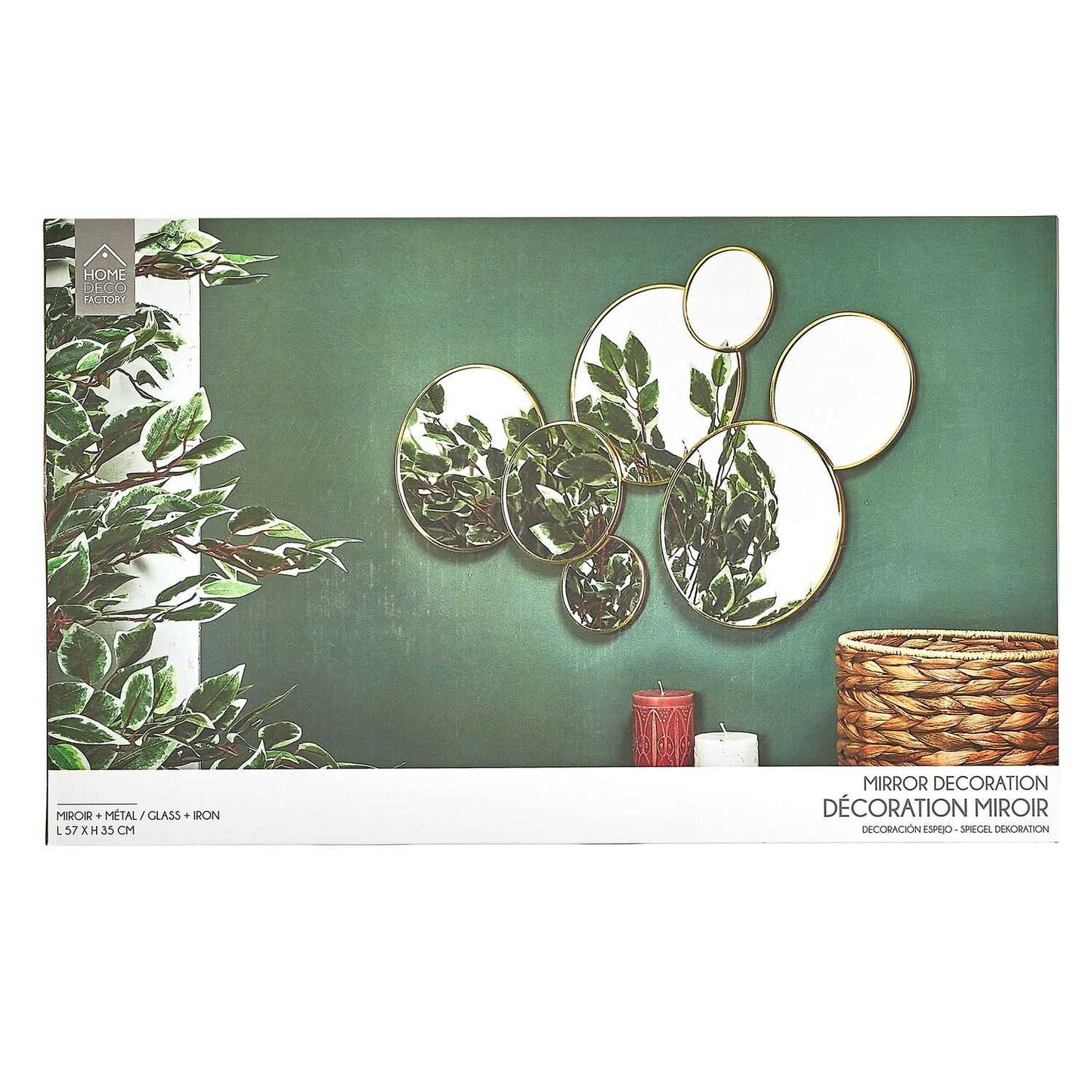 DECORATION MIROIR ROND