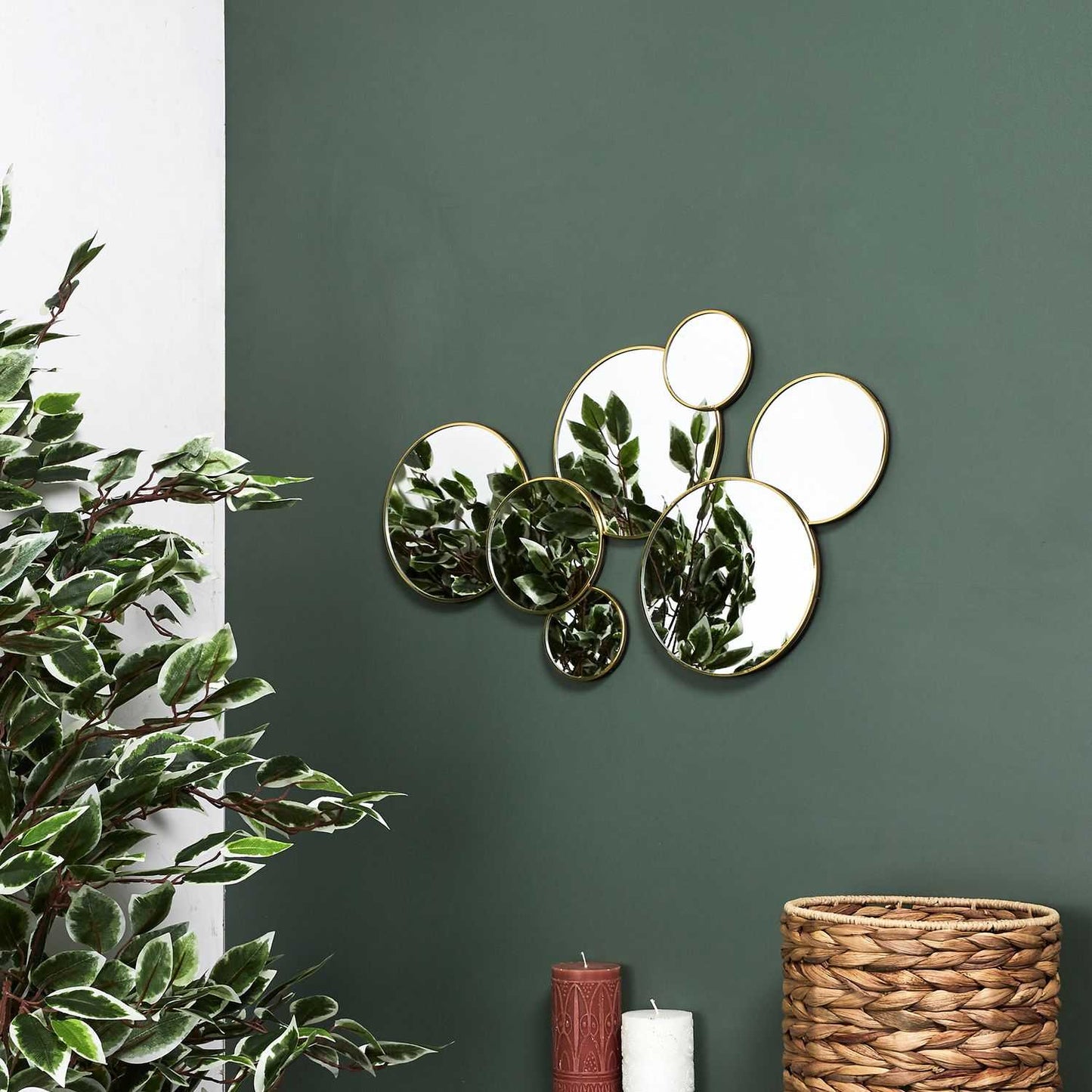 DECORATION MIROIR ROND