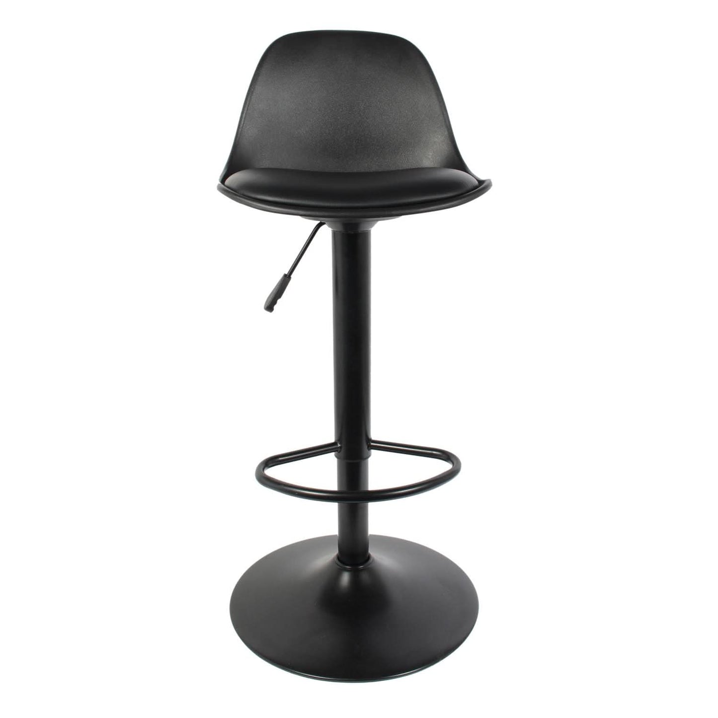 TABOURET DE BAR ISAK NOIR - Lot de 2