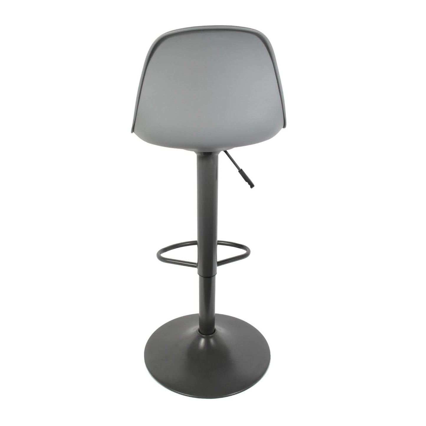 TABOURET DE BAR ISAK GRIS - Lot de 2