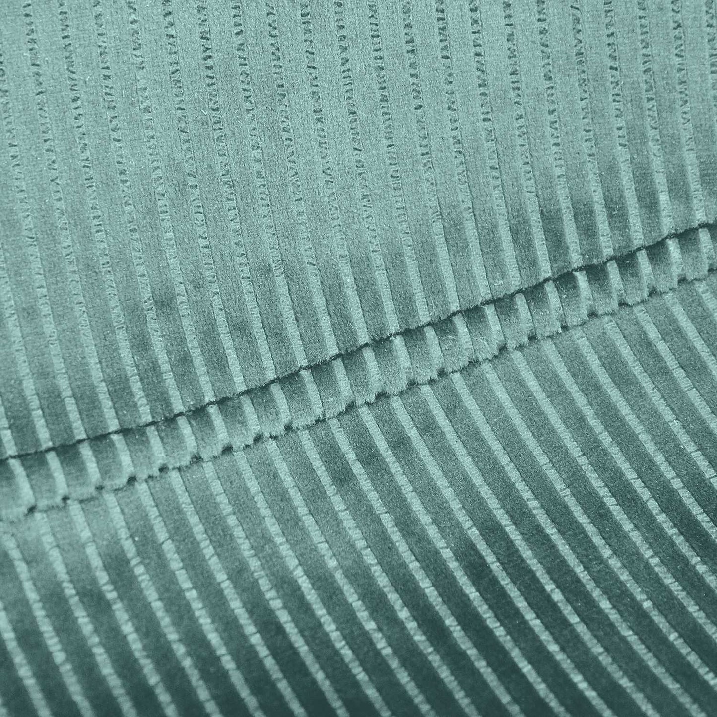 CHAISE VELOURS COTELE GIULIA BLEU CANARD