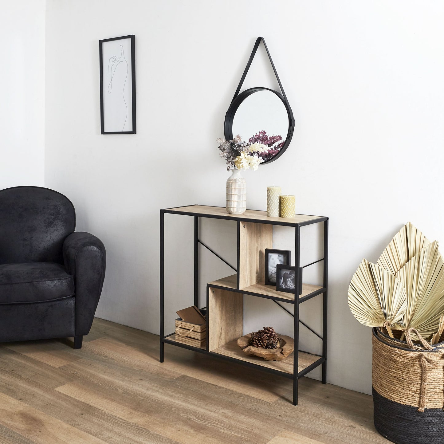 ETAGERE EDISON 80X30X79.5CM