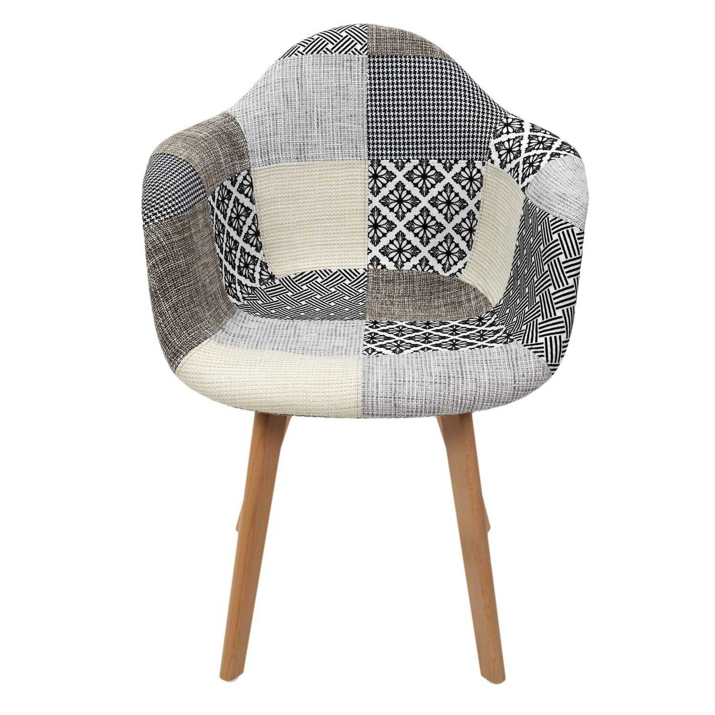 FAUTEUIL PATCHWORK GRIS