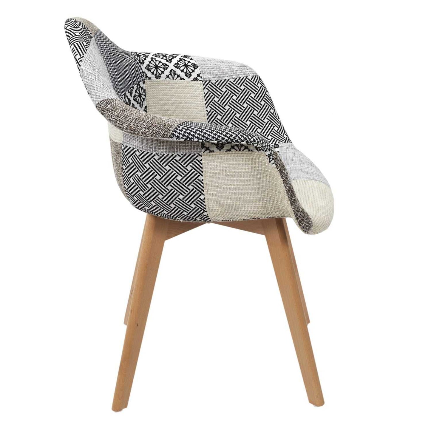FAUTEUIL PATCHWORK GRIS