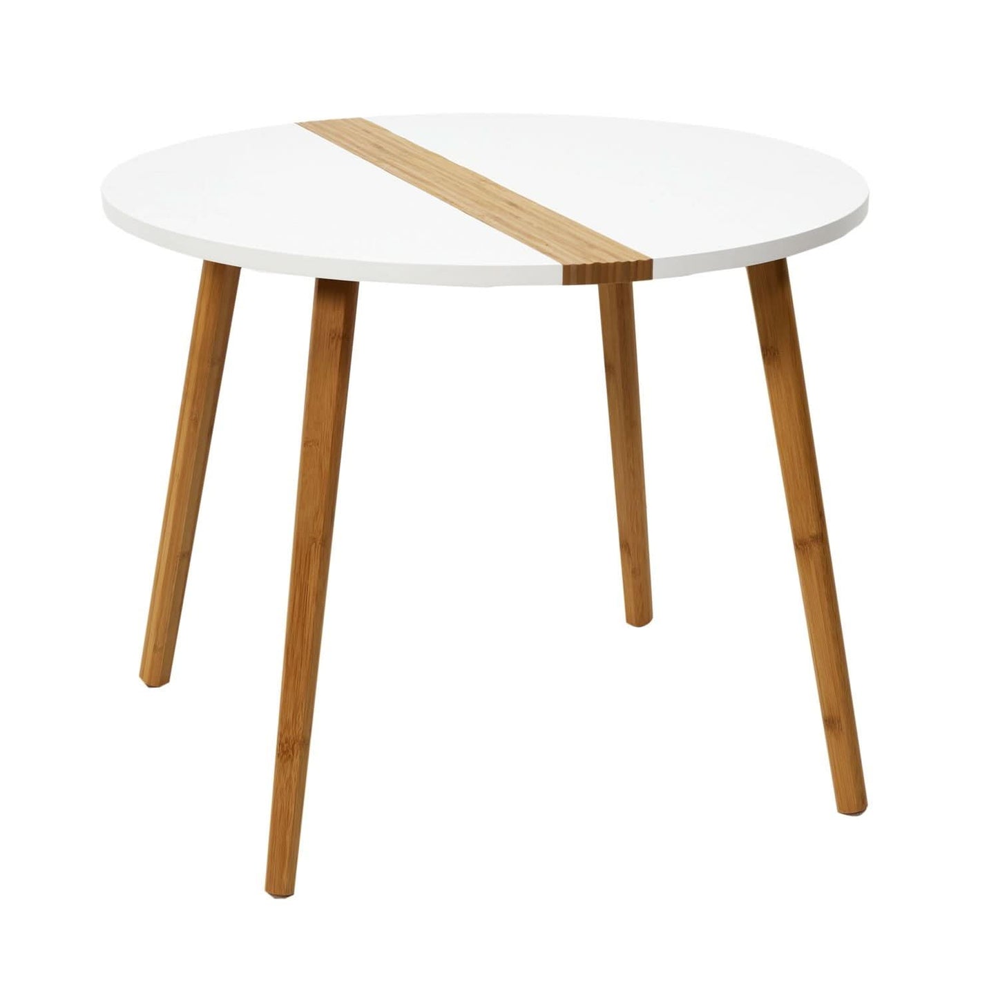 TABLE GIGOGNE BICOLORE RELIEF BLANC X2