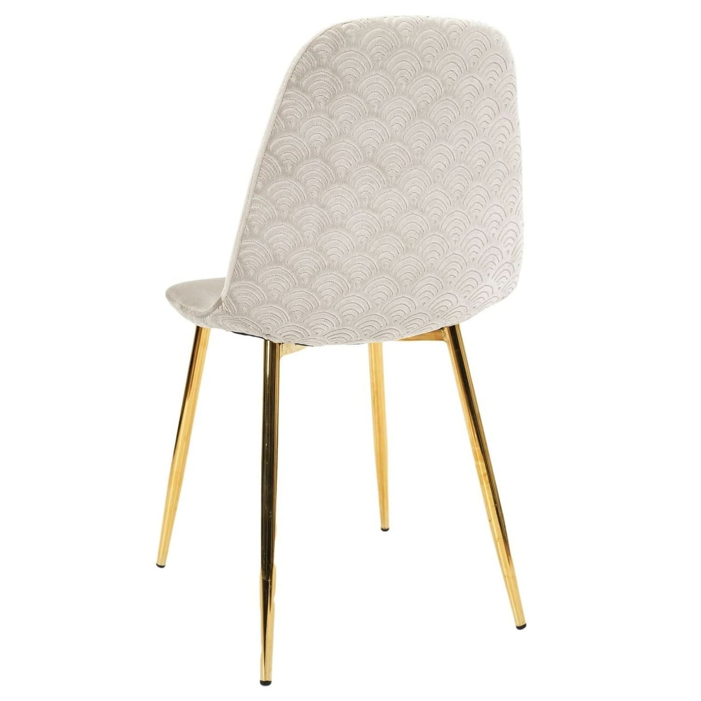 CHAISE PIEDS DORE - Lot de 4