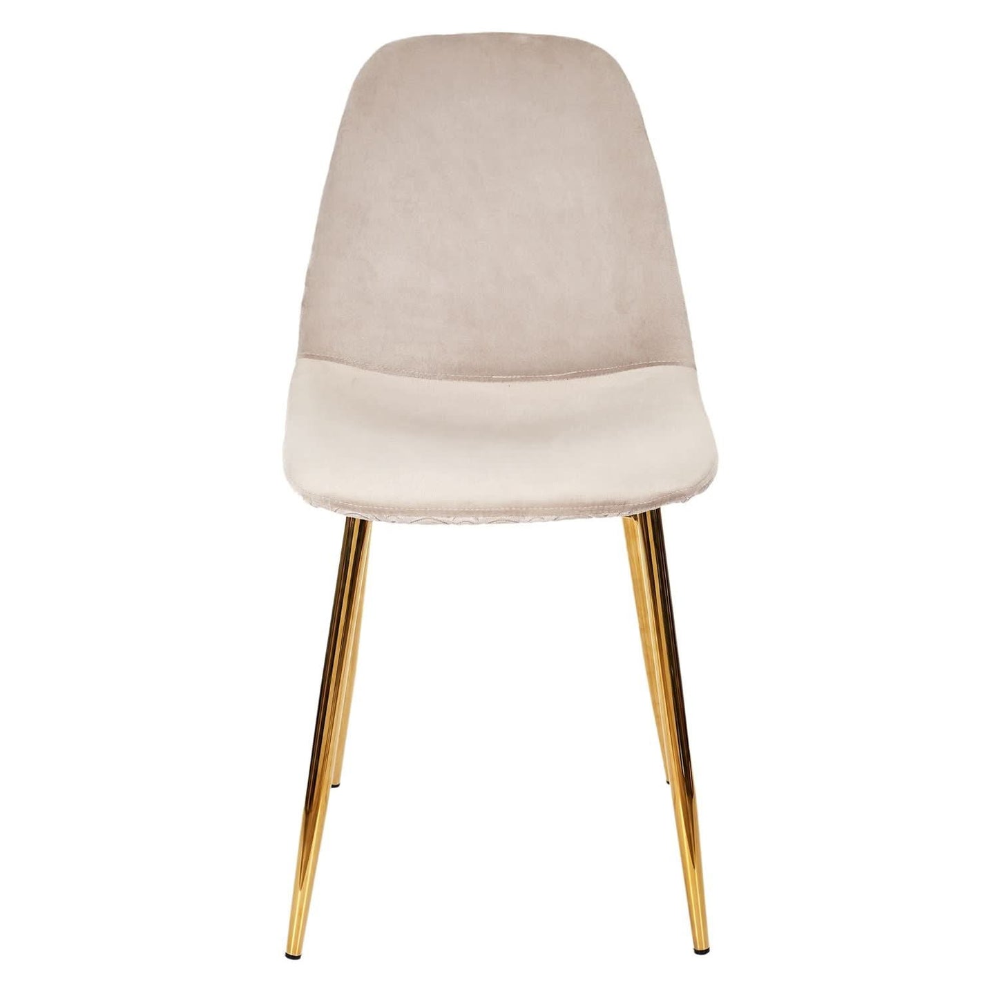 CHAISE PIEDS DORE - Lot de 4