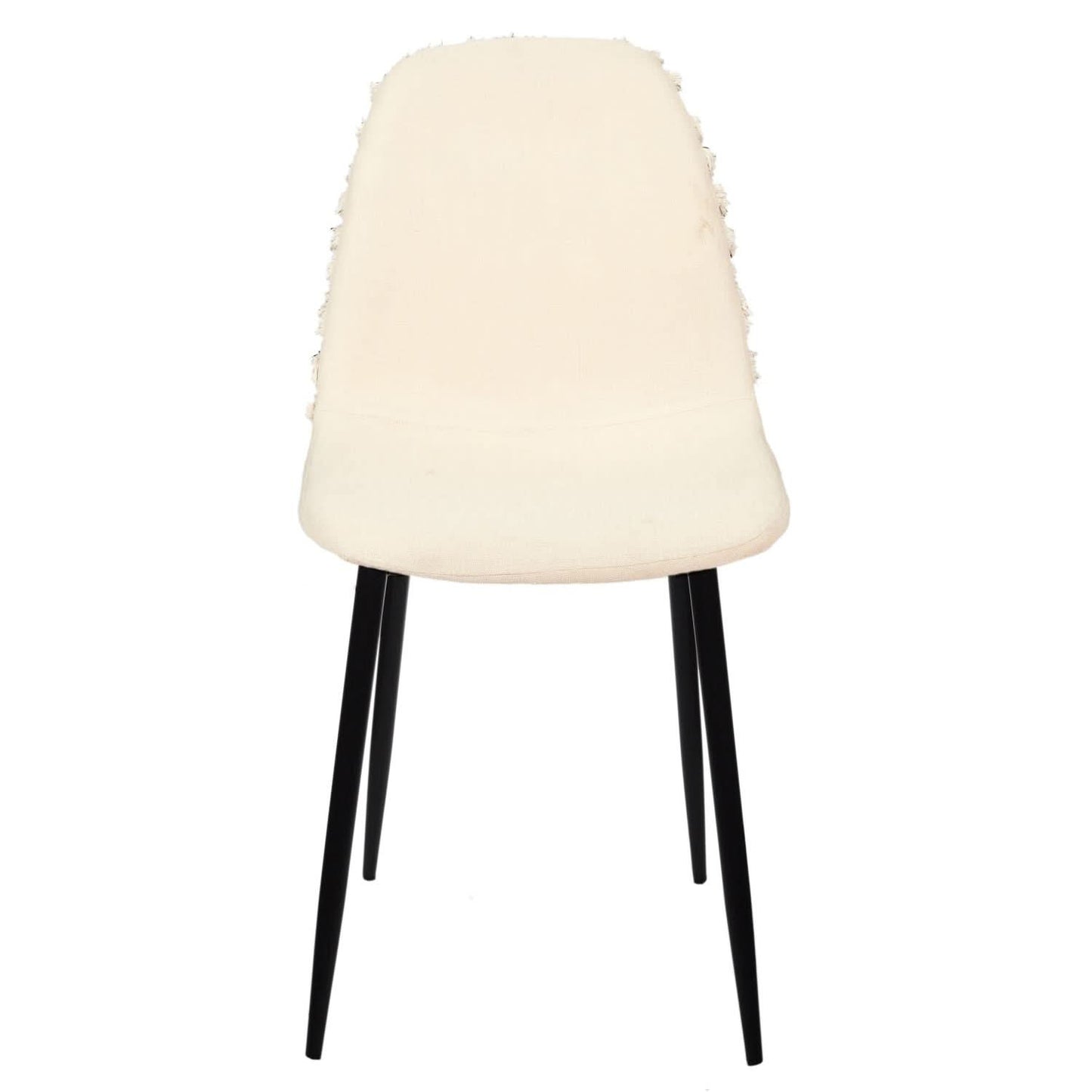 CHAISE MORA PIEDS METAL NOIR - Lot de 4