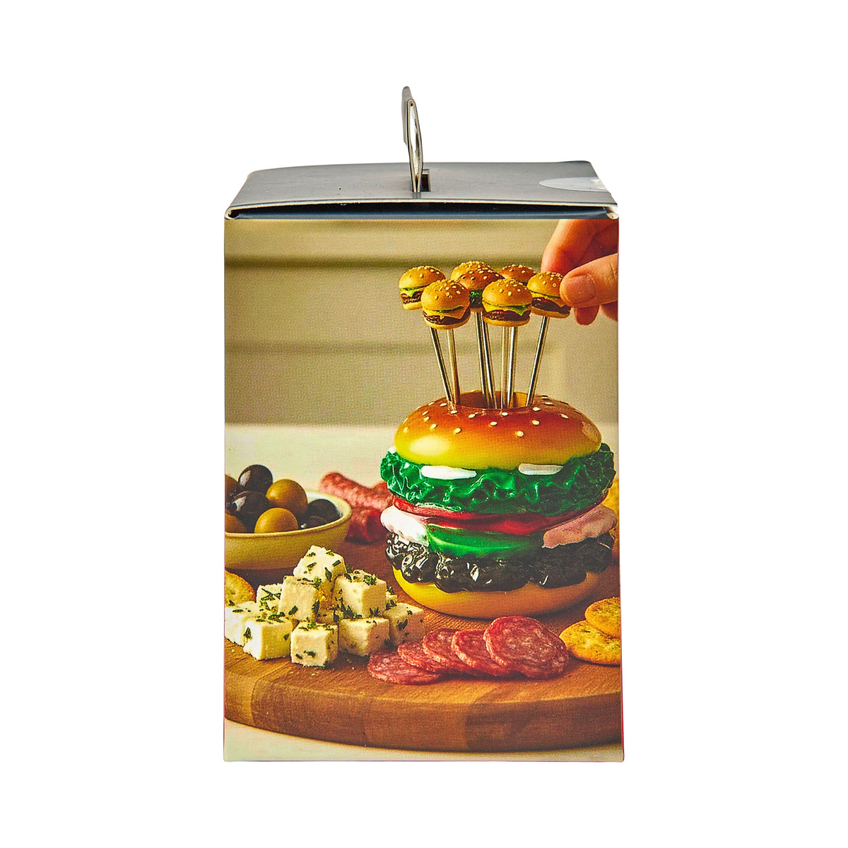 PIQUE APERO X5 FORME HAMBURGER LUDIQUE