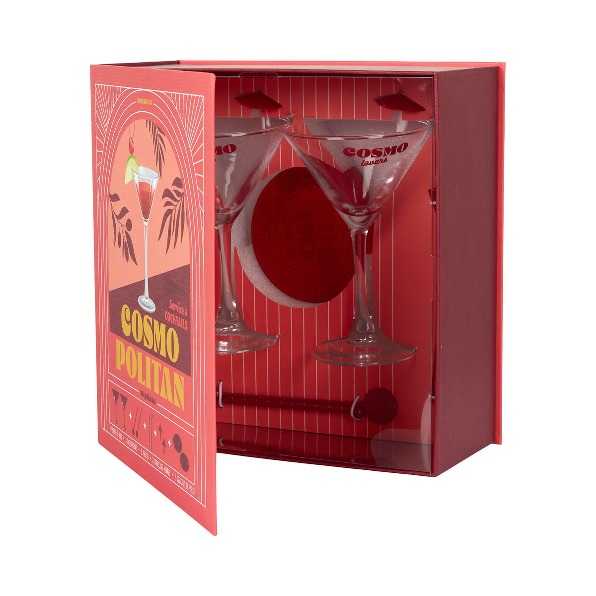 COFFRET COCKTAIL 10PCS COSMOPOLITAIN