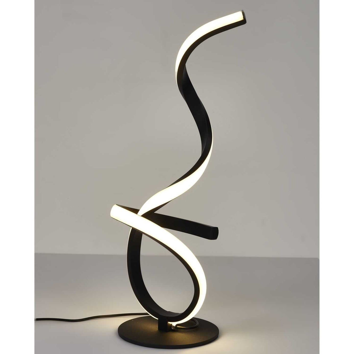 LAMPE LED DESIGN NOIR