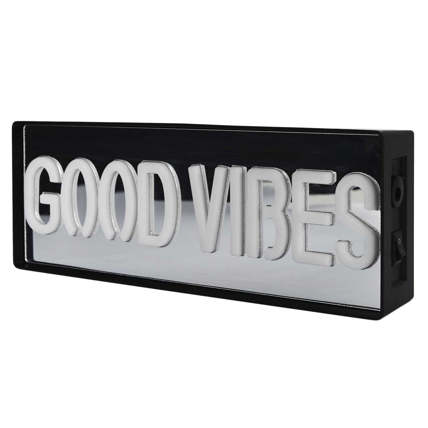 LAMPE LED EFFET NEON GOOD VIBES A PILES 4