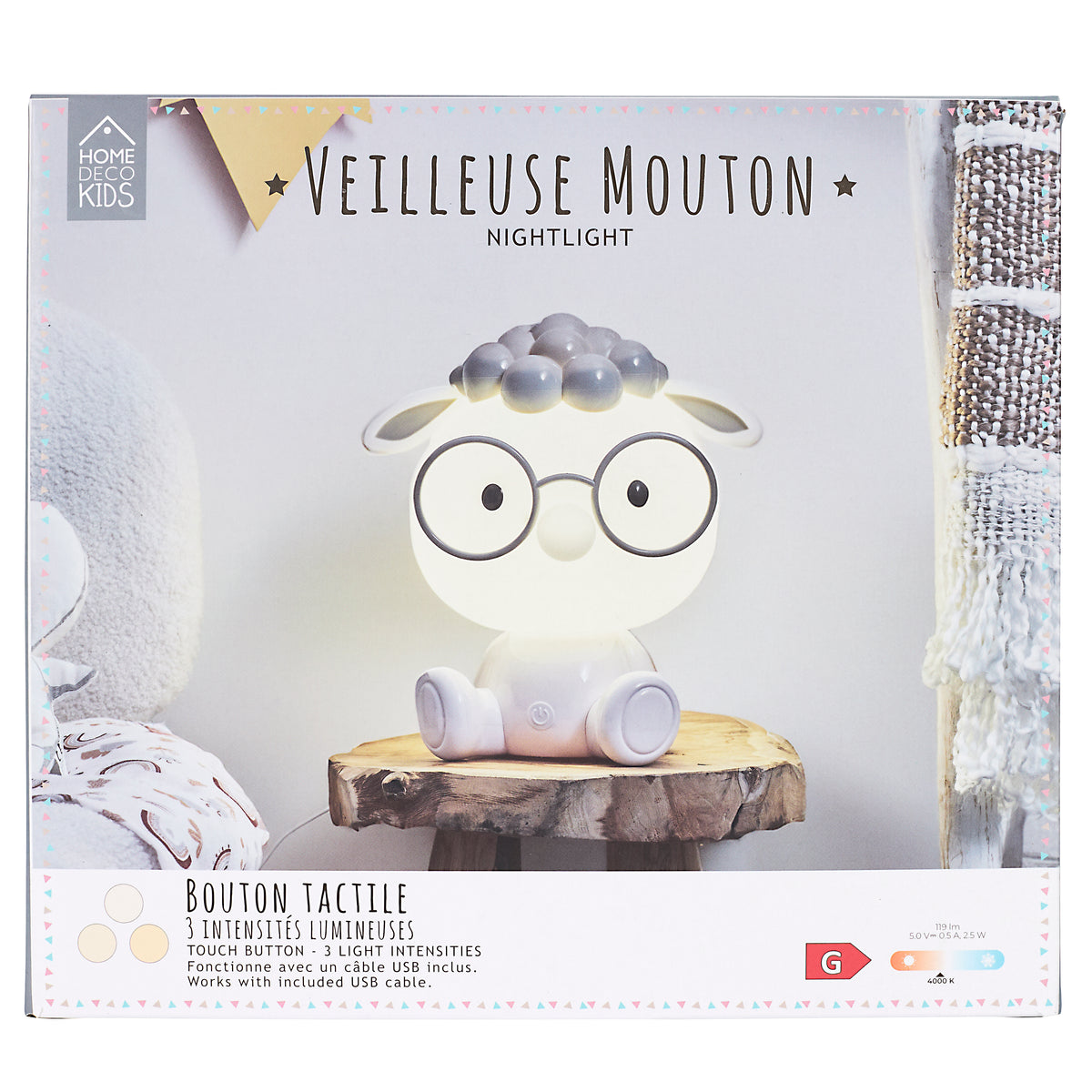 VEILLEUSE MOUTON TACTILE