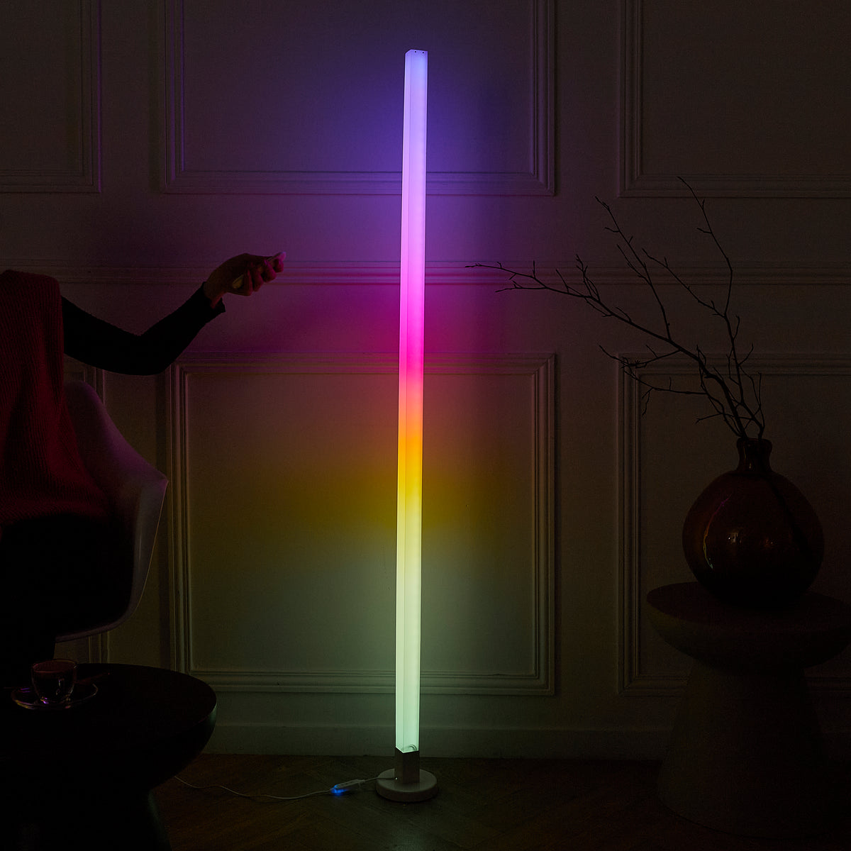 TUBE LED 151CM AVEC TELECOMMANDE A MONTER