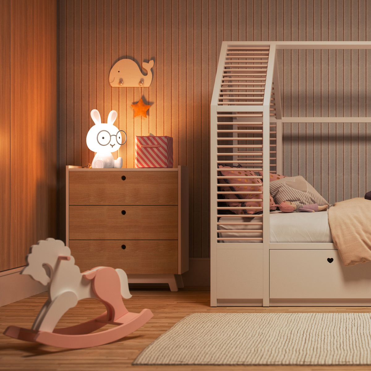 LAMPE LED TABLE LAPIN
