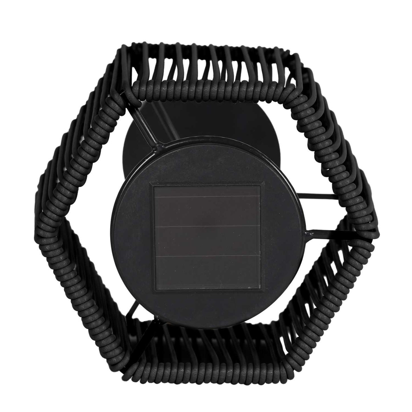 LAMPE EXTERIEUR SOLAIRE NOIR H40CM