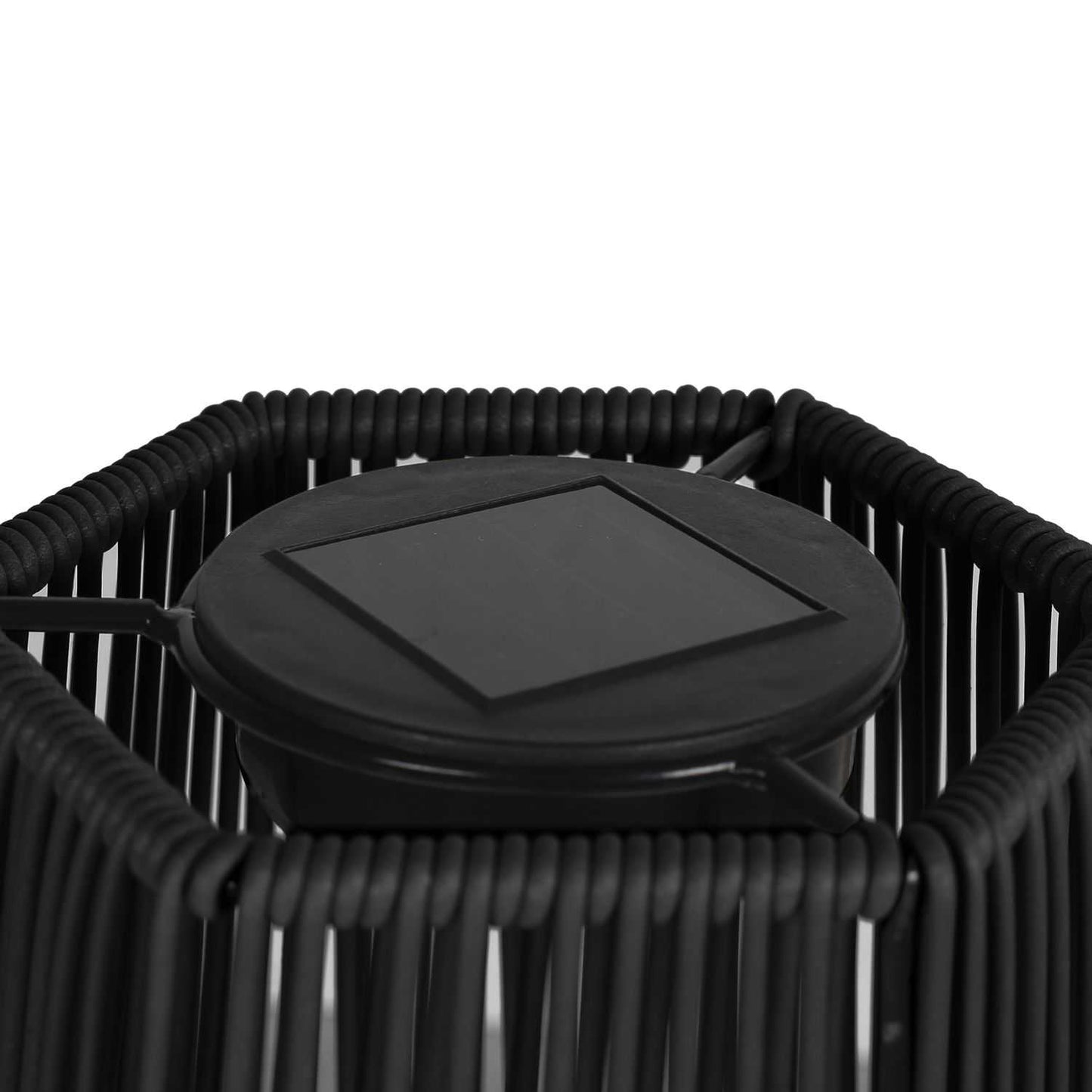 LAMPE EXTERIEUR SOLAIRE NOIR H40CM