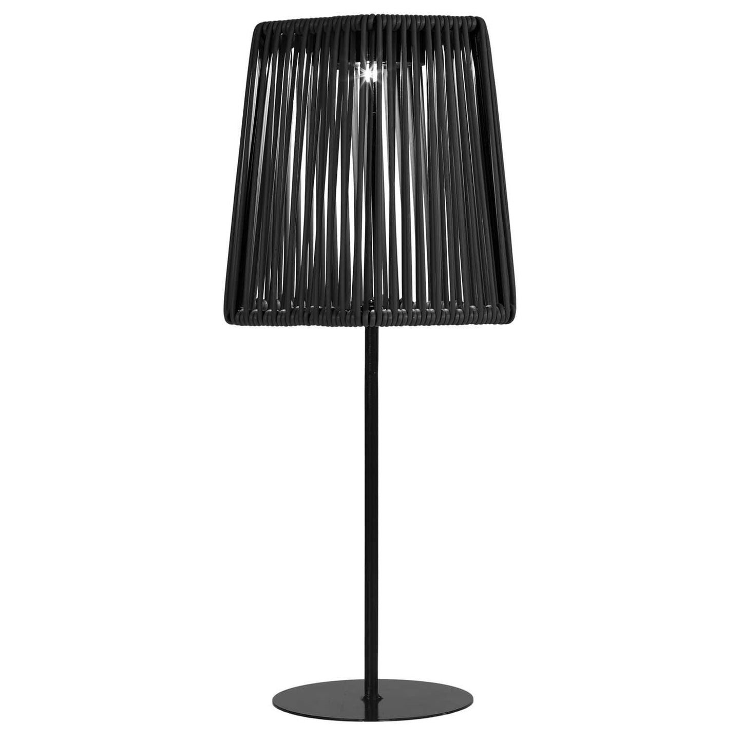 LAMPE EXTERIEUR SOLAIRE NOIR H40CM
