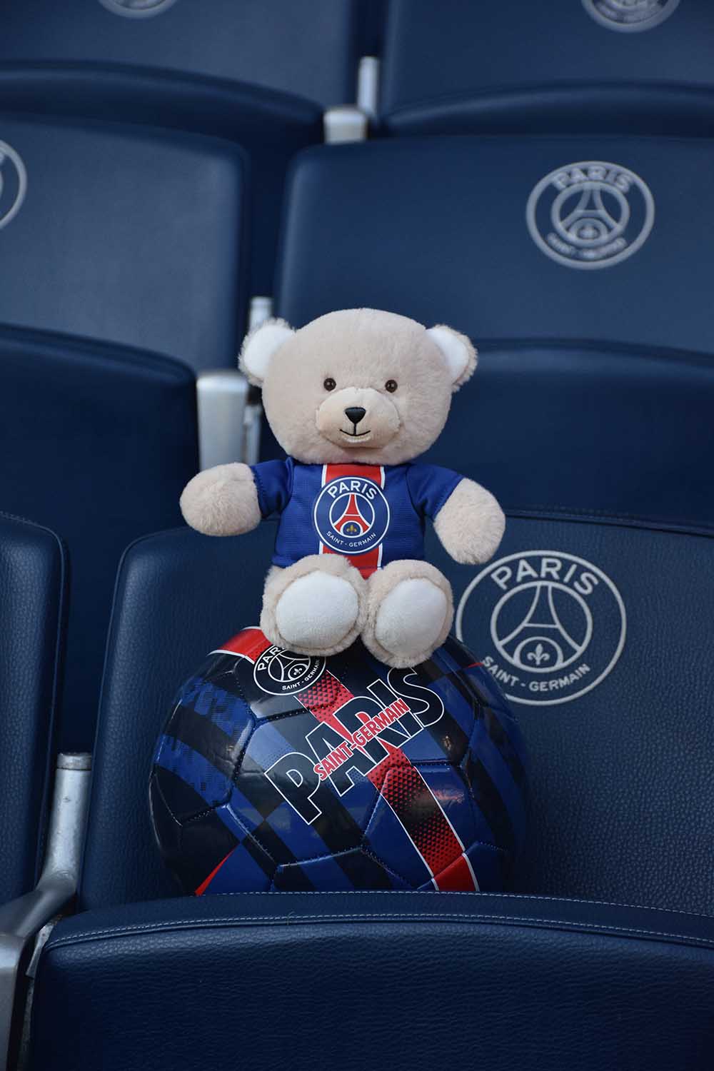 PELUCHE OURS PSG 23 CM