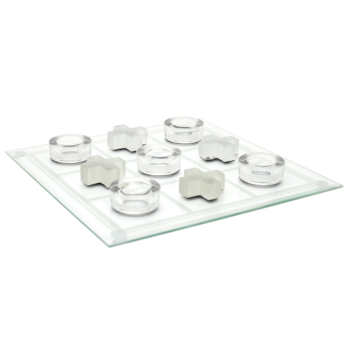 JEU DU TIC TAC TOE EN VERRE