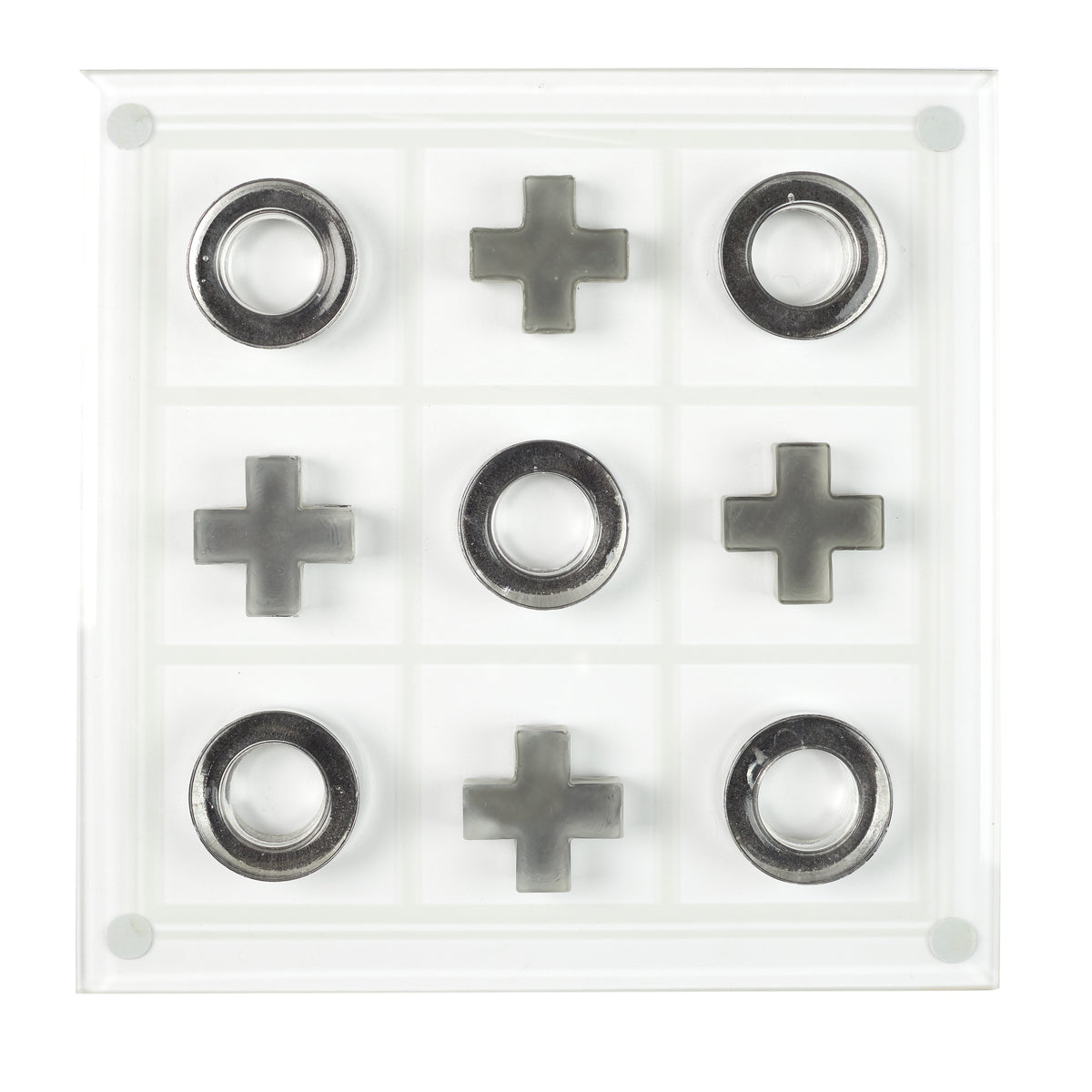 JEU DU TIC TAC TOE EN VERRE