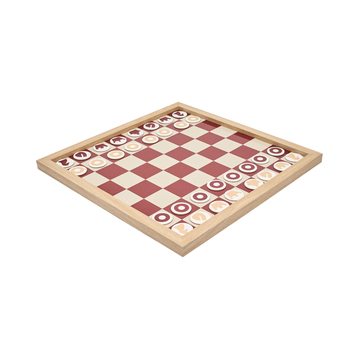 JEU D'ECHECS MURAL EN BOIS