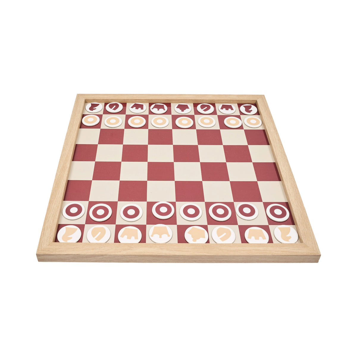JEU D'ECHECS MURAL EN BOIS