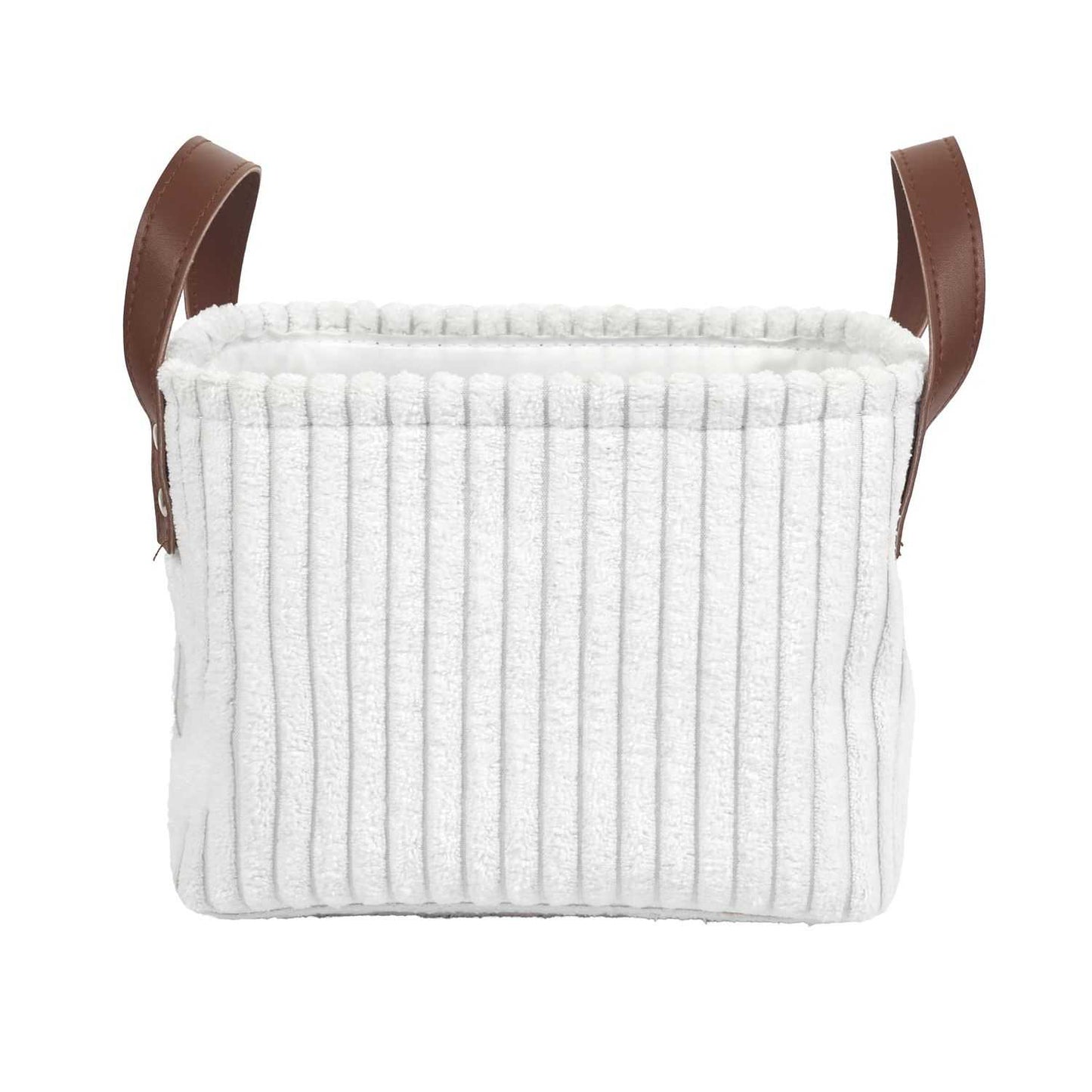 PANIER RANGEMENT BLANC - LOT DE 3