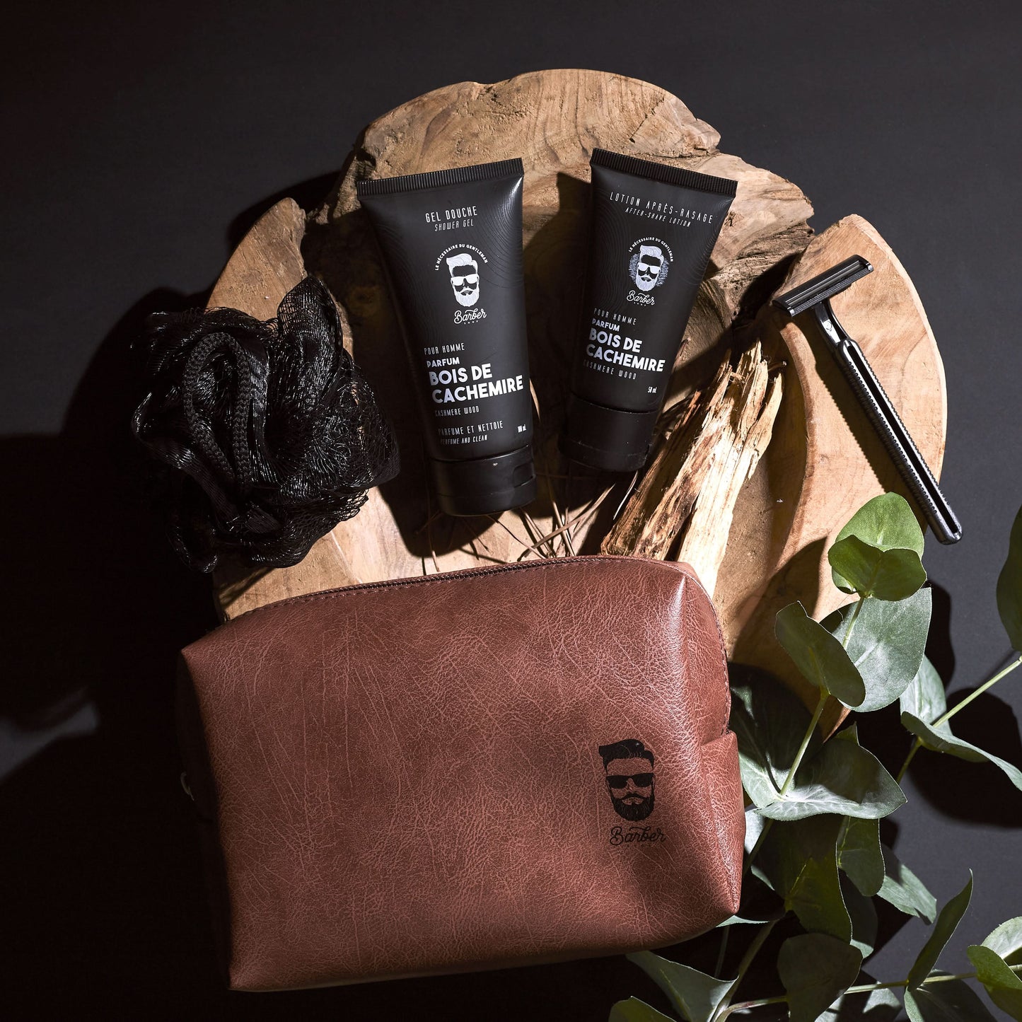 COFFRET SOIN CORPS HOMME 5 PCS