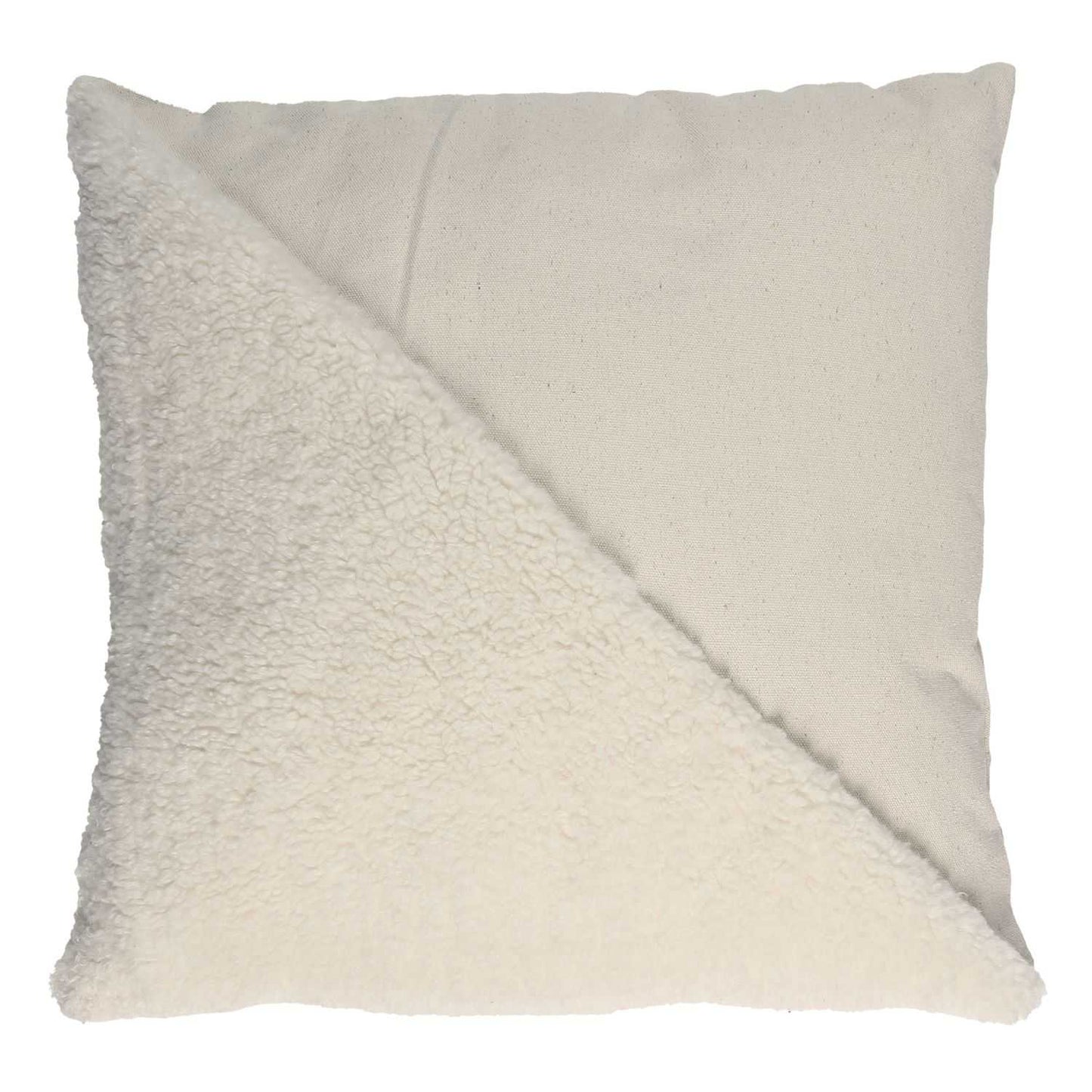COUSSIN BEIGE BOUCLETTE 40X40CM