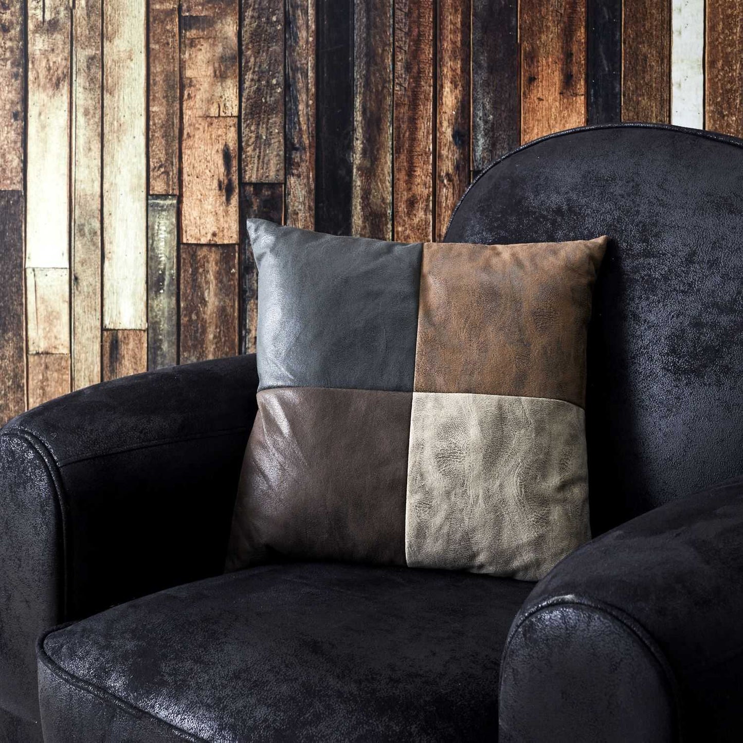 COUSSIN PATCHWORK PU DEHOUSSABLE 40X40CM